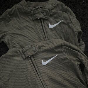 Baby Nike Dark Green Onesie